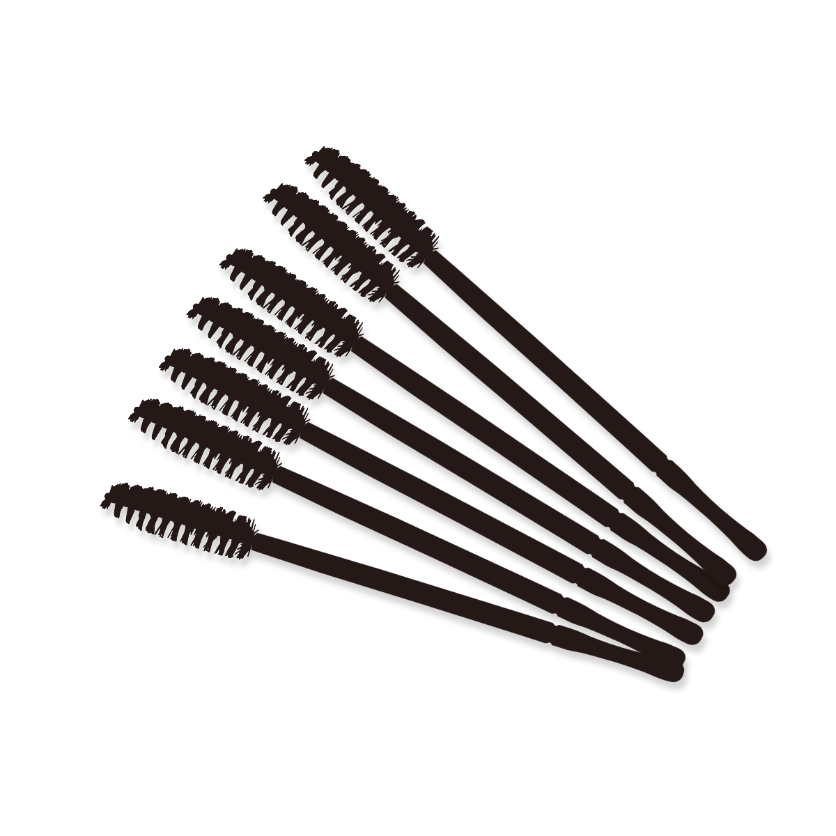 Wegwerpmascara borsteltje - zwart | Smart Lashes