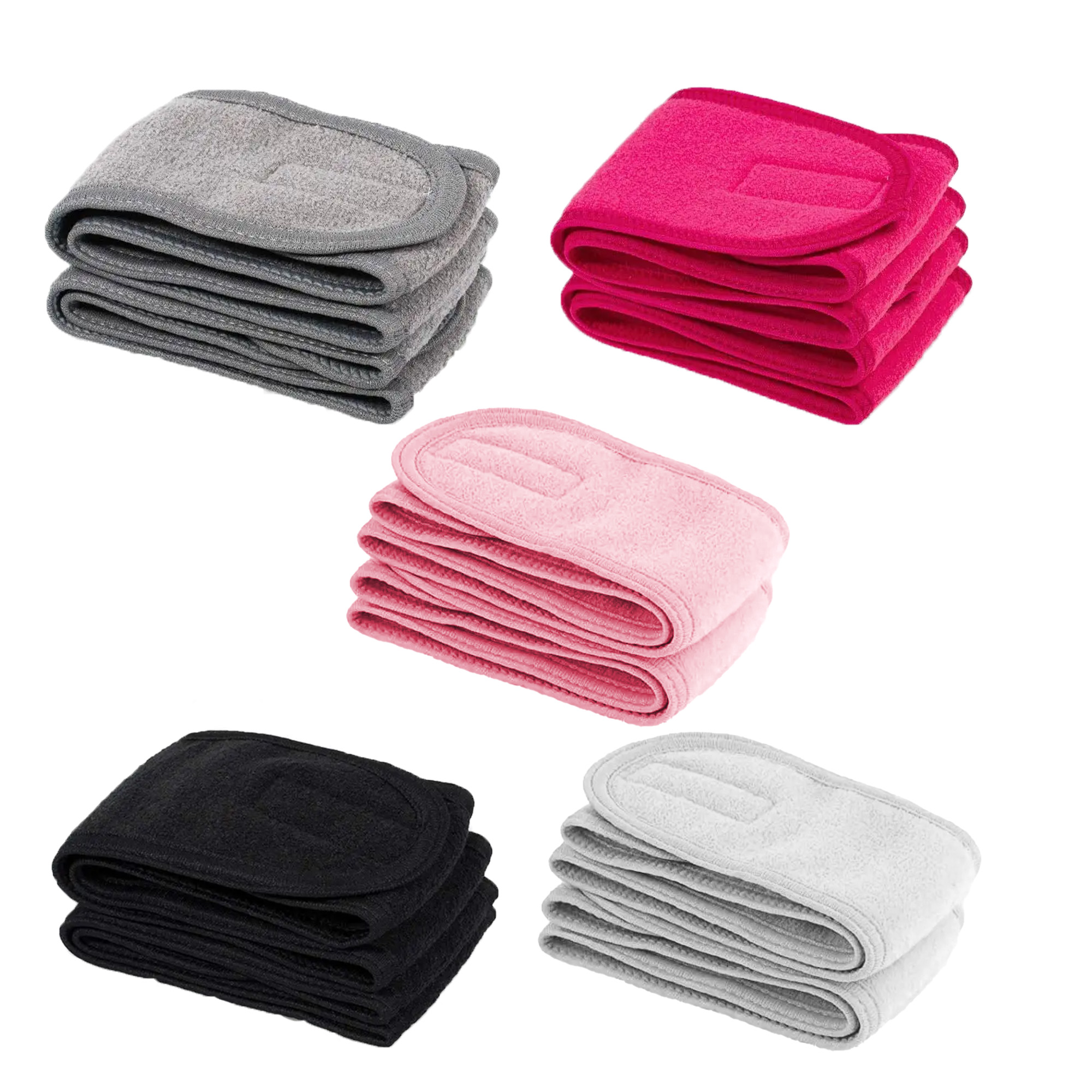 Cosmetische badstof hoofdband - meng kleuren