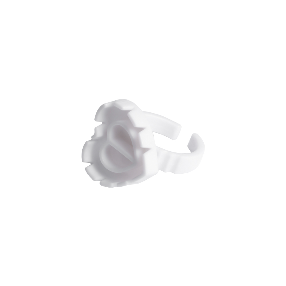Lijmring - hart - wit | Smart Lashes