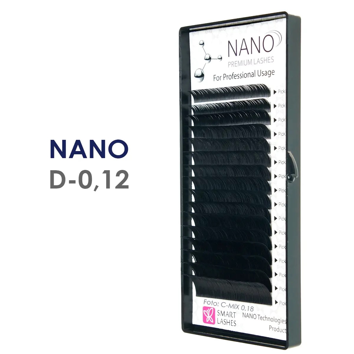 NANO - D - 0,12 mm | Slimme wimpers