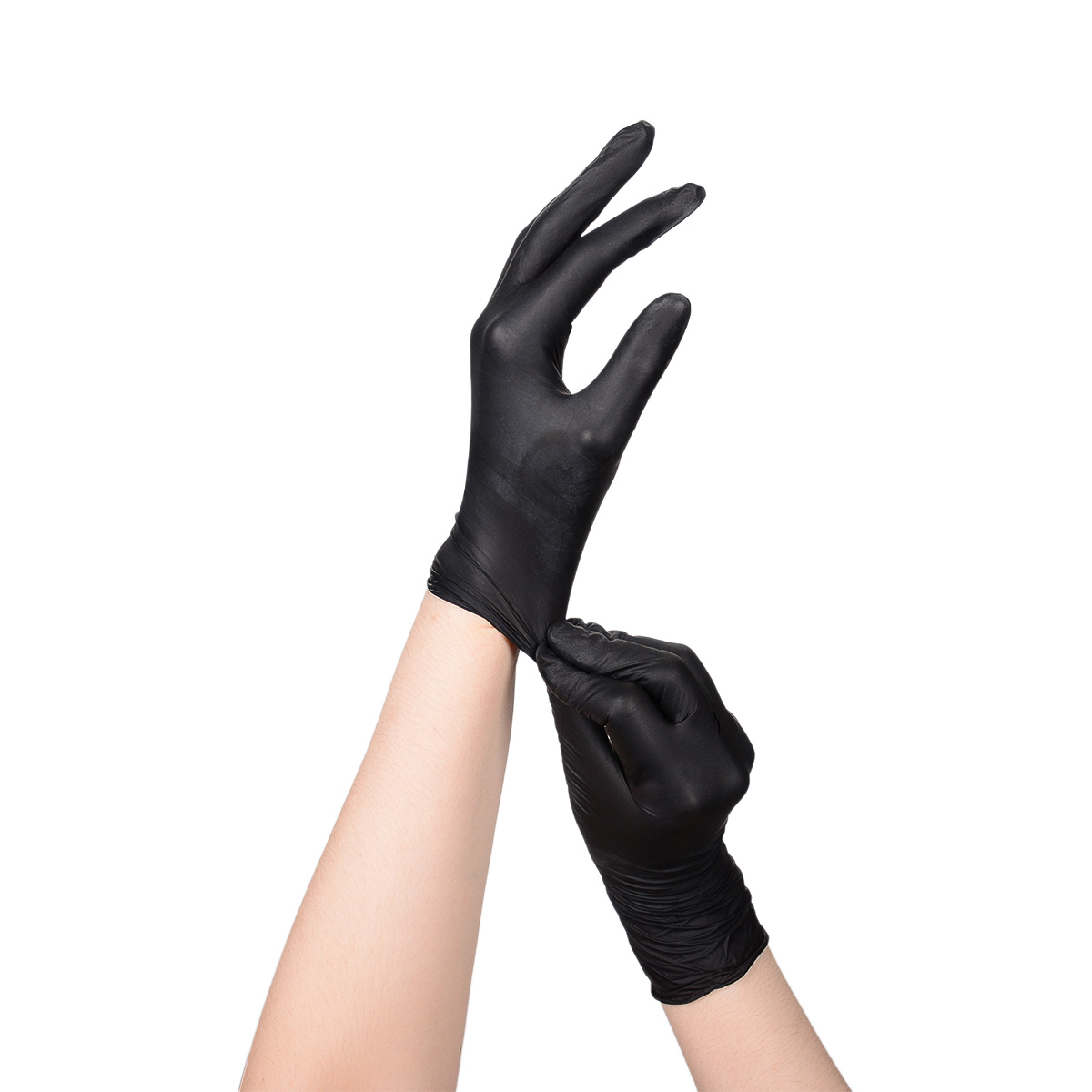 Nitril handschoenen - zwart - 100 stuks | Smart Lashes