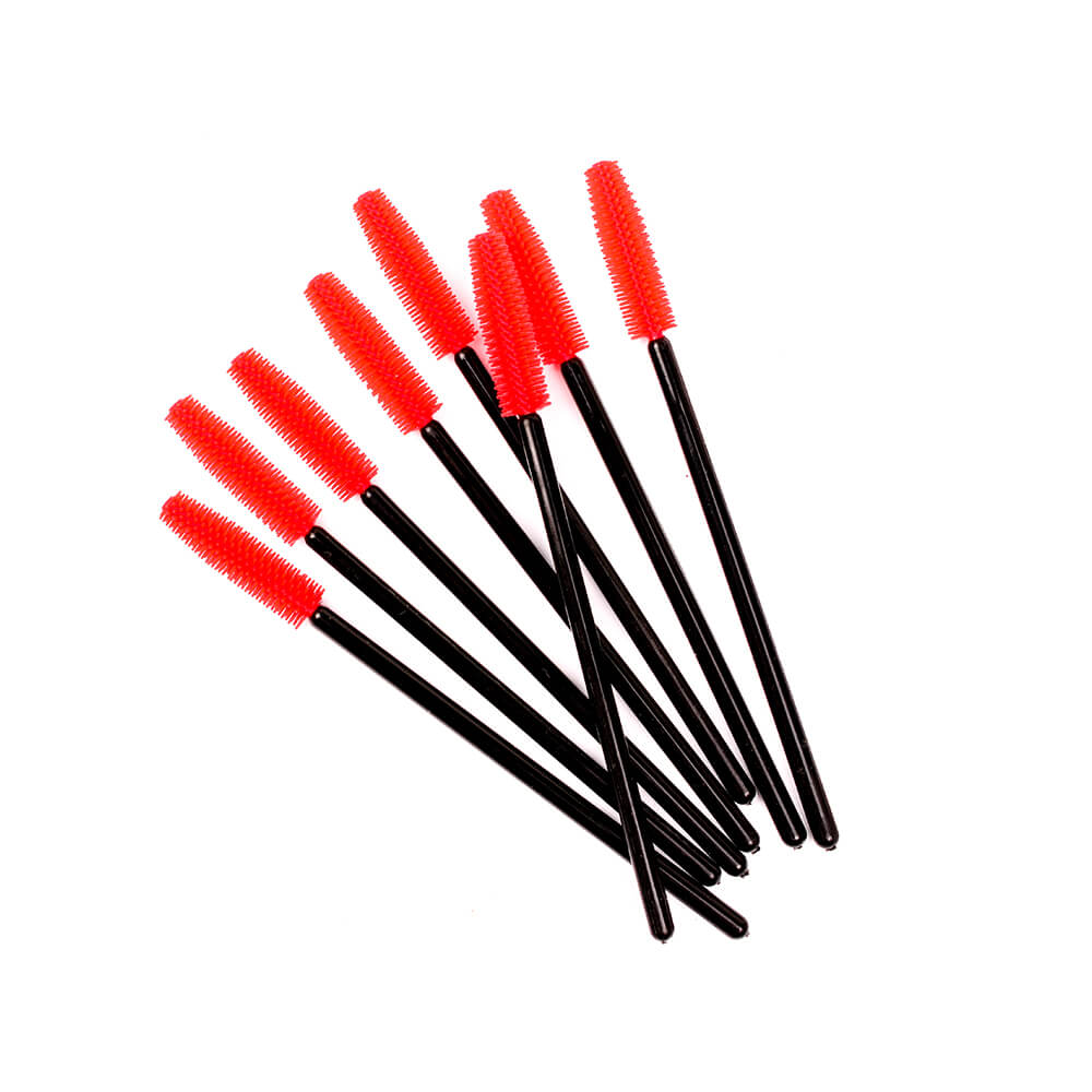 Siliconen mascaraborsteltje - rood | Smart Lashes